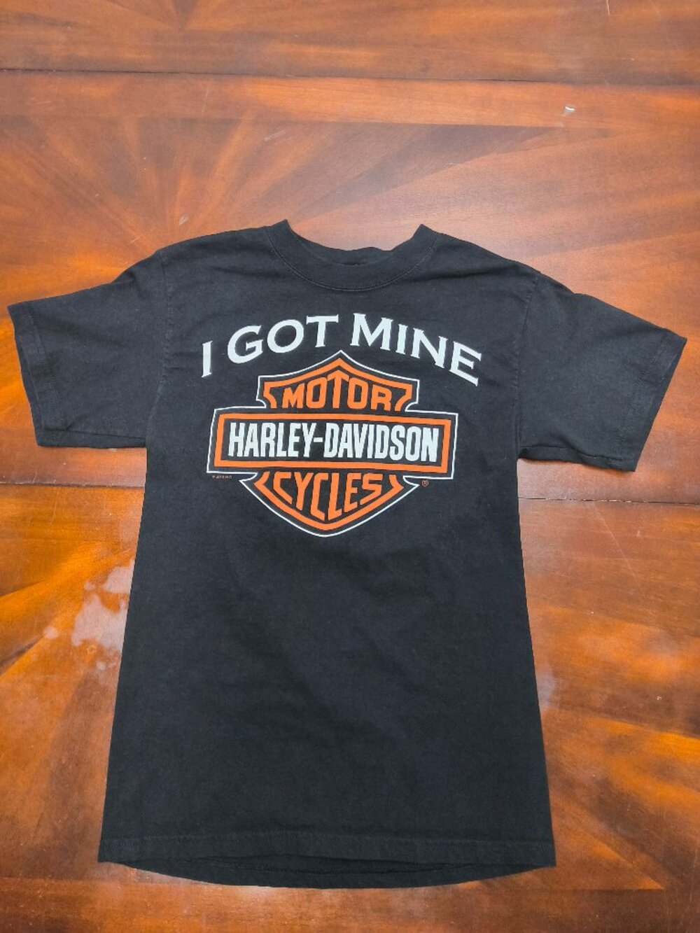 Vintage Harley Davidson I Got Mine T Shirt Small Roosters Sioux City Iowa Black